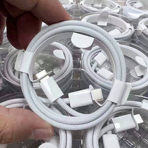 Câble USB-C tressé au <span class=keywords><strong>prix</strong></span> d'usine, 1 m, fibre optique, type C vers C, câble <span class=keywords><strong>de</strong></span> <span class=keywords><strong>charge</strong></span>, emballage en boîte pour iPhone 15 16 Plus Pro Max / <span class=keywords><strong>Samsung</strong></span> / Xiaomi - Product Image 4