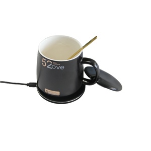 แผ่นอุ่นแก้วอเนกประสงค์แบบ USB พร้อมที่ชาร์จไร้สายสำหรับเดินทาง - Product Image 6