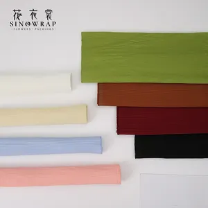 2023 sinowrap toptancı dikey şerit kumaş ambalaj kağıdı