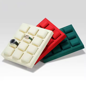 Expositor <span class=keywords><strong>de</strong></span> Relojes y Joyas al por Mayor con Soporte <span class=keywords><strong>de</strong></span> Microfibra y Almohada para Exhibición en Salón <span class=keywords><strong>de</strong></span> Joyería - Product Image 5