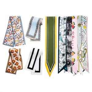 Custom European Classic Elegant Autumn <b>Winter</b> Summer Spring Printed Luxury Square Silk <b>Scarves</b> Soie Foulard Bandana Silk <b>Scarves</b> - Product Image 1