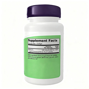 Cápsulas blandas de hueso y dientes de soporte inmunológico vegano de etiqueta privada OEM soporte muscular Halal 5000iu vitamina D3 cápsulas blandas - Product Image 6