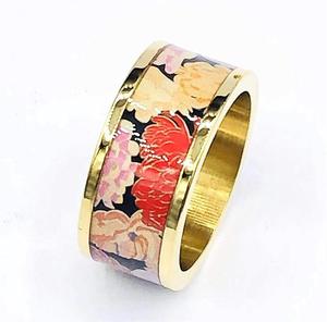 <strong>Golden</strong> Star Jewelry Wholesale Fashion Gold-plated Enamel Couple <strong>Ring</strong> for Part - Product Image 5