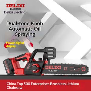 Scie sans fil Delixi, scie domestique, scie à arbre, batterie au lithium, grande capacité, petite scie à main pour la coupe du bois - Product Image 1