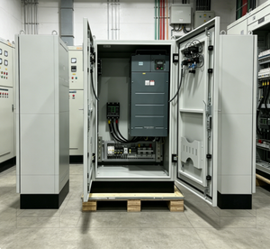 Armoire de commande PLC personnalisée en aluminium/acier, optionnelle, panneau de distribution d'énergie industrielle basse tension 220V IP55 avec serrure intelligente <span class=keywords><strong>DR</strong></span> - Product Image 2