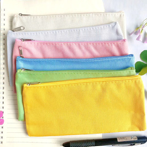 Mỹ phẩm túi zip Pouch vải thư mô hình tạo nên Dây Kéo bút chì túi - Product Image 2