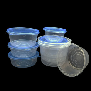 Disposable Plastic Bowl 450ml Factory Direct Disposable Pp Plastic Take - Out Package Bowl Fruit And Egg Lunch Bowl