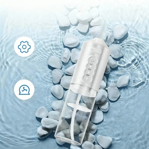 Jet d'eau <span class=keywords><strong>dentaire</strong></span> d'irrigateur oral de Flosser d'eau portatif pour le voyage sans <span class=keywords><strong>fil</strong></span> rechargeable de nettoyage de dents - Product Image 1