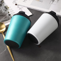Tasse à café en acier inoxydable de couleur personnalisée tasse à café à double paroi résistante à la chaleur pour le bureau
