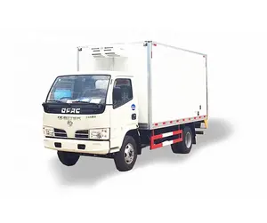 Dongfeng 4x2 small thermo king new refrigerated trucks for sale