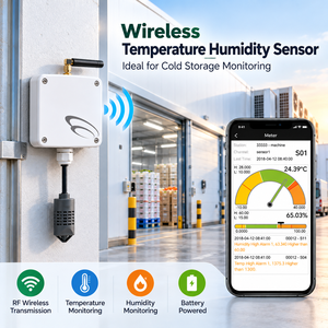 WirelessTemperature Humidity <b>Sensor</b> Ethernet Smart App Control Ideal for Cold Storage Monitoring - Product Image 1
