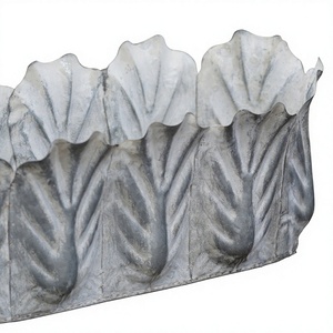 Top Selling Outdoor Garden Decorative Antique Zinc Rustic <b>Plants</b> Decorative Galvanized Metal Planters <b>Pots</b> At Low Price - Product Image 4