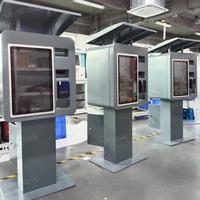 Kiosque de lavage de voitures extérieur étanche avec paiement par carte QR et terminal libre-service