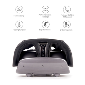 Masseur électrique <span class=keywords><strong>Amazon</strong></span> <span class=keywords><strong>Shiatsu</strong></span> plié pour les pieds avec conception à roulement et pressage à l'air Pétrissage et fonction de chaise chauffante pour le corps - Product Image 2