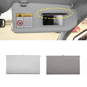 Pour citroën C5 pour <span class=keywords><strong>Peugeot</strong></span> 4008 <span class=keywords><strong>5008</strong></span> Auto intérieur miroir de courtoisie pare-soleil rabat couverture nouvel état 133*74MM voiture maquillage miroir - Product Image 3