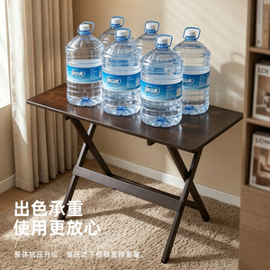 <b>Folding</b> Computer Desk Wood Surface Foldable Home Office Bedroom Study <b>Table</b> - Product Image 4
