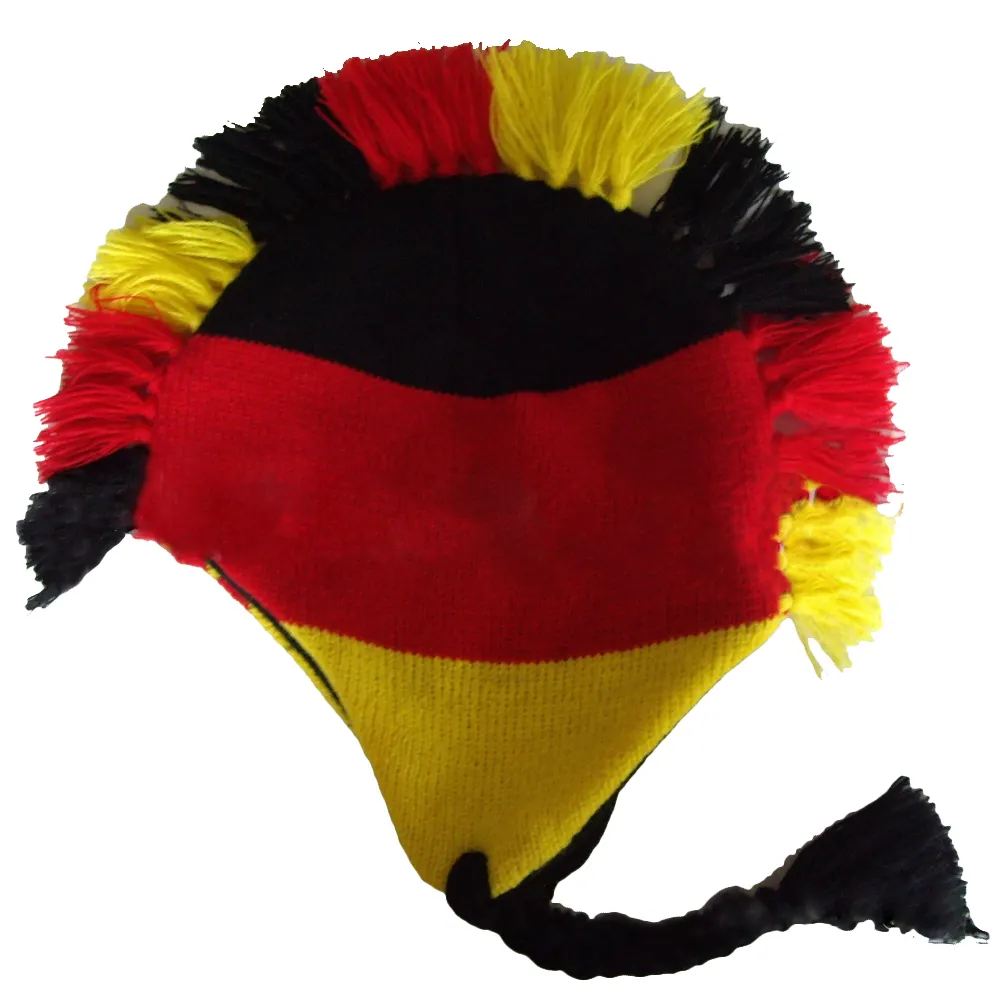 Topi beanie rajut pria wanita, topi beanie Jerman hadiah promosi musim dingin