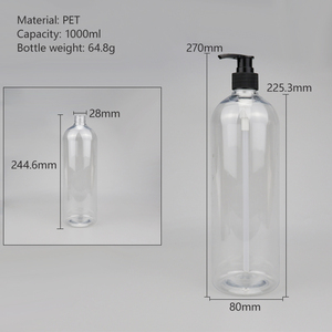 250ml 500ml 1000ml Rỗng Pet Lotion bơm dầu gội chai Dispenser xà phòng lỏng bao bì nhựa dầu gội bơm chai - Product Image 6