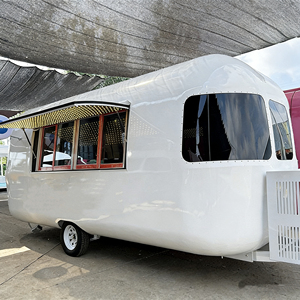 Stainless Steel Aluminum <b>Small</b> Food Trailer <b>for</b> Sale Ice Cream Hot Dog Candy Street Food Truck - Product Image 5