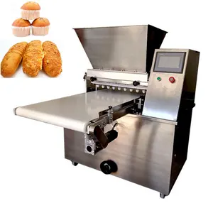 Hoge Kwaliteit Lage Prijs Mini Automatische Puff Cupcake Custard Vulling Machine Productielijn