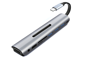 Đầu Chuyển Đổi 9 Trong 1, <span class=keywords><strong>C</strong></span>ổng <span class=keywords><strong>USB</strong></span> <span class=keywords><strong>C</strong></span> Type <span class=keywords><strong>C</strong></span> Hub Sang 3 <span class=keywords><strong>USB</strong></span> 3.0 VGA 4K 3.5Mm, Đầu Đọ<span class=keywords><strong>c</strong></span> Thẻ Âm Thanh DF TF Với Đầu Chuyển Đổi Sạ<span class=keywords><strong>c</strong></span> PD Type <span class=keywords><strong>C</strong></span> Cho <span class=keywords><strong>Macbook</strong></span> - Product Image 2