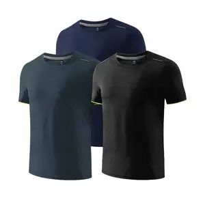 Shirts quick dry double-sleeved round neck short sleeve T-shirt for enterprises group clothes natural breathable refresh simple