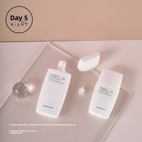 Tube souple PE blanc 30ml 50ml pour crème solaire, BB crème, fond de teint et crème isolante