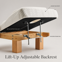Table de massage en bois pour salon de beauté professionnel, SPA, avec dossier réglable