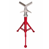 Étau de banc pliable manuel en V 1107F, support de tuyau réglable en hauteur pour charge de 12 pouces 1200 kg