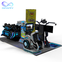 Système d'arcade VR pour FEC, cinéma 9D, salle d'évasion et station de jeu multijoueur, plateforme 3DOF avec plus de 100 jeux