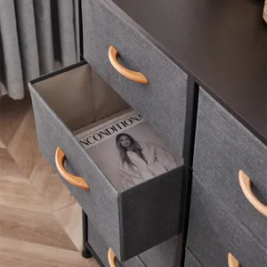 Lagers chrank mit abnehmbarer Stoffs chu blade für Schlafzimmer Schrank Organizer Kommode