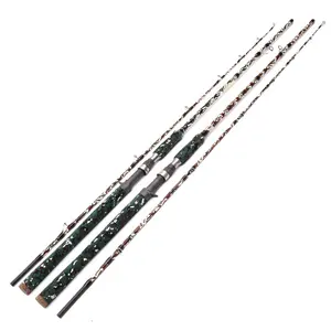  Obsessie Pike Snakehead Zware Power 2.4M 802XH Power Hoge Carbon Super Hard 2 Stukken Ver Casting Hengel Visgerei oem