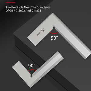 Thép không gỉ 90 độ vát cạnh vuông dao CẠNH VUÔNG thước vuông góc phải thước đo kỹ sư công cụ đo thép carbon - Product Image 5
