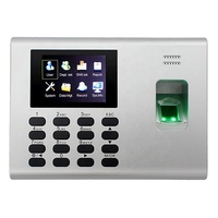 ZK Teco K40 - Terminal de Control de Asistencia con Huella Dactilar Biométrica para Empleados de Oficina, con Batería de Respaldo y Software Gratuito