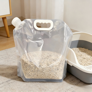 Bolsas de embalaje personalizadas para arena de gato de 5 kg, a prueba de humedad, con boquilla y asa, para alimentos de mascotas - Product Image 2