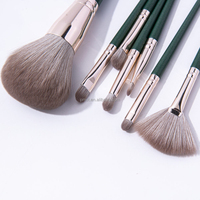 Juego de 14 Brochas de Maquillaje Premium de Pelo Sintético Suave para Rostro, Ojos, Base, Polvo, Rubor, Iluminador, Corrector, Cejas y Labios