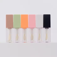 Stock 5ML Grande Tête de Brosse Lèvre Carrée Tube Épais Brush Rod Bouteille Anti-cernes Logo Personnalisé