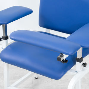 Silla médica de alta calidad para donación de sangre, reposabrazos ajustable, mesa de recolección de sangre, silla de Hospital, cuero PU, 2 unidades - Product Image 3