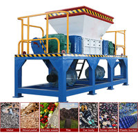 Broyeur métallique robuste à double arbre pour le recyclage des déchets de fer, des fils d'acier et des tôles de fer