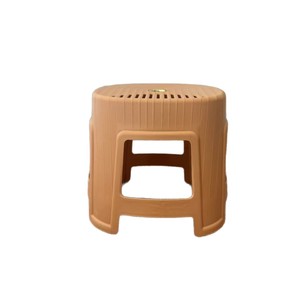 <b>Plastic</b> <b>Stool</b> Hollow Design Stackable Home Living Room Chair Modern Minimalist Style Non Slip Seat - Product Image 5