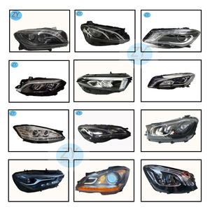 Faro Delantero Original para <span class=keywords><strong>Mercedes</strong></span>-Benz GLE AMG W166 2015-2019, GLE320 350d 250d 400 450 <span class=keywords><strong>300d</strong></span> GLE63 43 USA, Luz Geométrica - Product Image 6