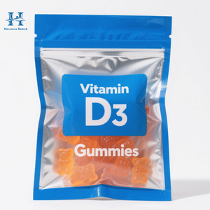 Oem Productie En Productie Logo Supplement Calcium Osteoporose Mannelijke En Vrouwelijke Skeletvitamine D3 Gummies - Product Image 1