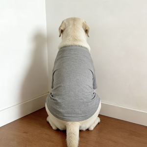 T-shirt décontracté pour animaux de compagnie Songshan Toys, collection printemps-été, couleur unie, coupe fine, pour grands chiens (<span class=keywords><strong>Labrador</strong></span>, <span class=keywords><strong>Golden</strong></span> Retriever) - Product Image 1