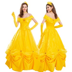 Costume de cosplay pour femmes adultes, robe de princesse <span class=keywords><strong>Belle</strong></span>, <span class=keywords><strong>la</strong></span> <span class=keywords><strong>Belle</strong></span> <span class=keywords><strong>et</strong></span> <span class=keywords><strong>la</strong></span> <span class=keywords><strong>Bête</strong></span>, <span class=keywords><strong>film</strong></span> <span class=keywords><strong>et</strong></span> télévision - Product Image 1