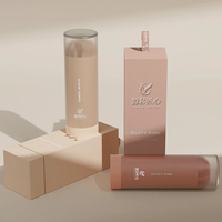 Boîte d'emballage en papier de haute qualité de luxe avec logo personnalisé matériaux recyclés cosmétiques de soins de la peau utilisation de la crème pour le visage stratification mate