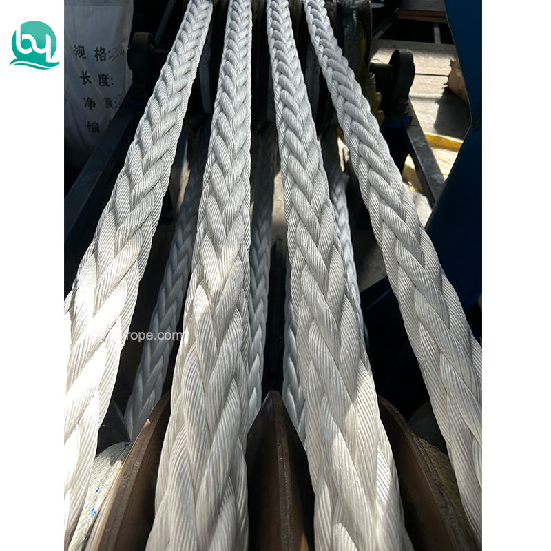 Marine Grade Polypropylene Rope Mooring Double Braided 8 Strand 96mm ...