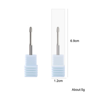 Embouts de ponceuse à ongles en carbure de tungstène, forme champignon, cône inversé, pour éliminer les cuticules et poncer, pour manucure - Product Image 5
