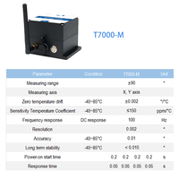 Sensor de Inclinación Inalámbrico de Alta Precisión Modbus, Inclinómetro de Doble Eje 0.01 °   Precisión 1.6KM