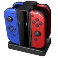 4-en-1 Switch Joycon Controller Charging Dock Stand et Power Supply Station Plastic Material Box Package