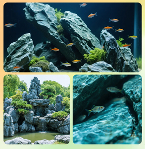 Groothandel Seiryu Steen <span class=keywords><strong>Aquarium</strong></span> Landschap Micro-Scene Natuurlijke Kunstmatige Waterpartij Decoratie Art Deco Stijl Eenvoudig Te Installeren - Product Image 3